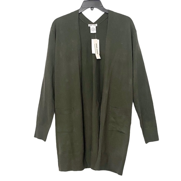 NEW Sweet Romeo Simple Open Drape Pocket Cardigan - Picture 3 of 7